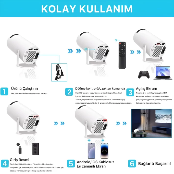 XenoBeam™ Mini Projektör