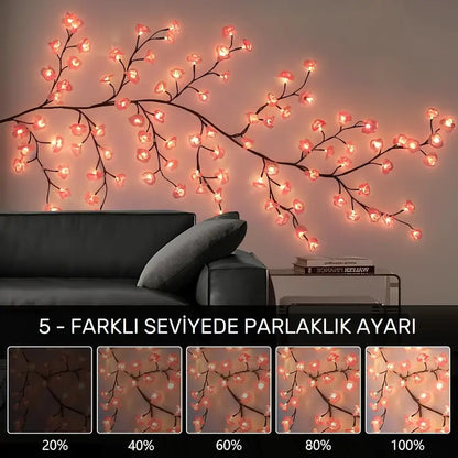 Çiçekli Led Sarmaşık | Lunitta™