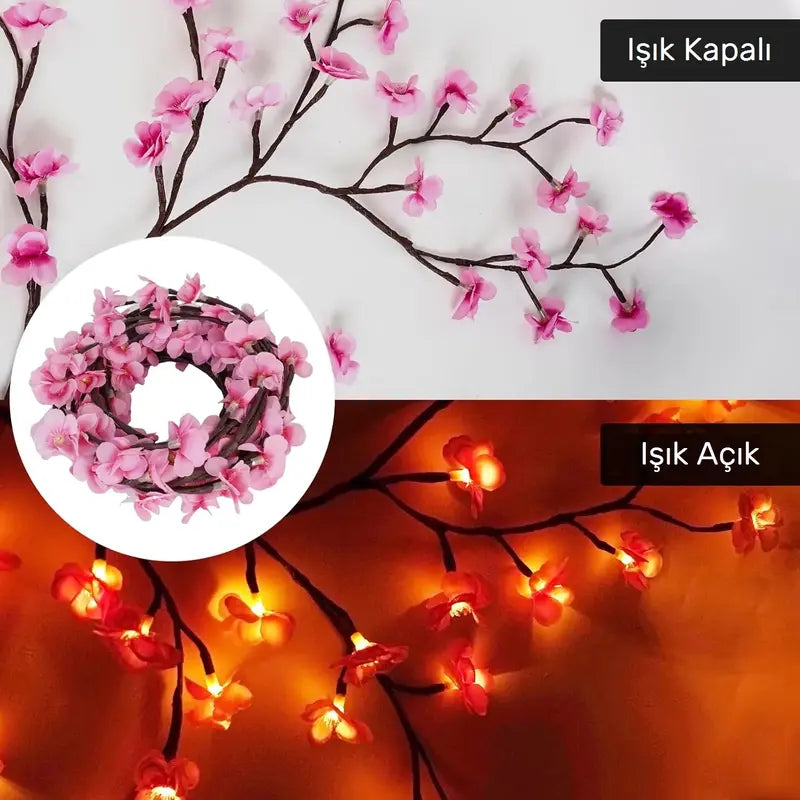 Çiçekli Led Sarmaşık | Lunitta™